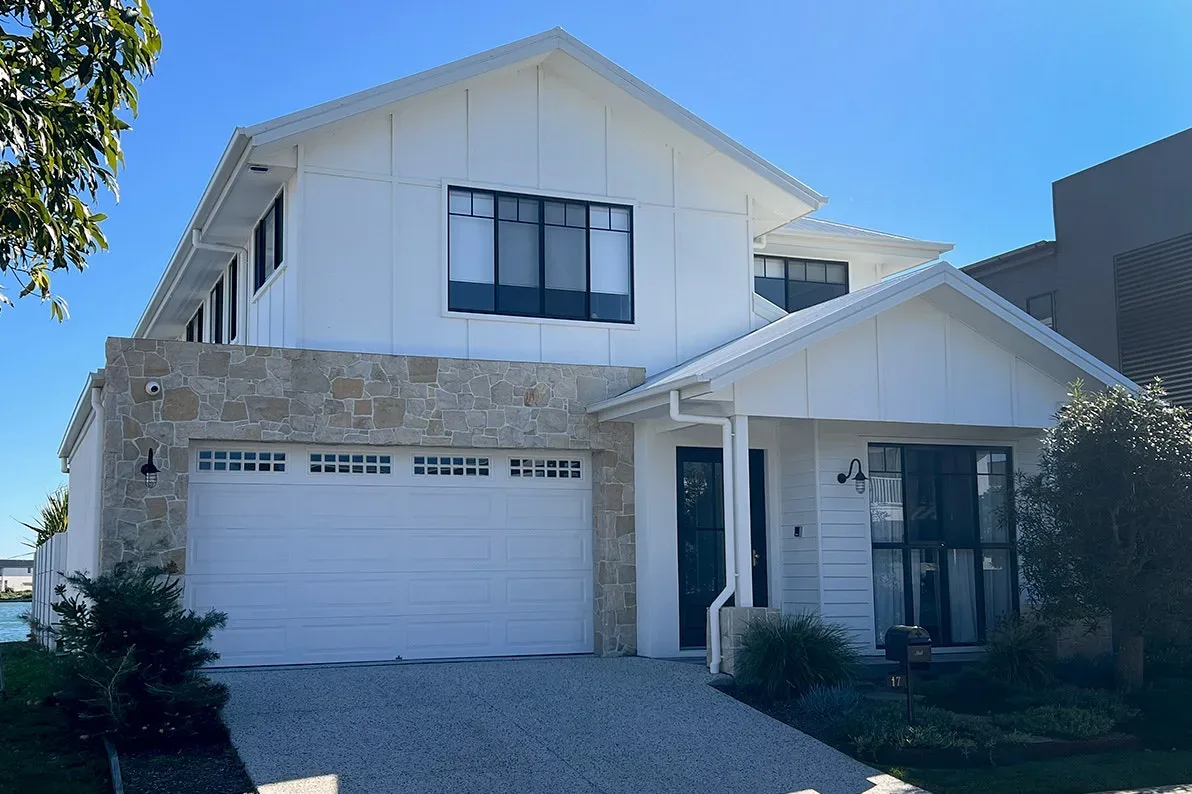 Custom-designed Ownit Homes facade at Newport