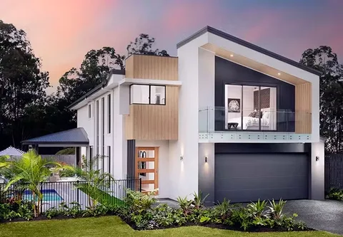 Hamilton 345 home design - award-winning narrow-lot double storey facade