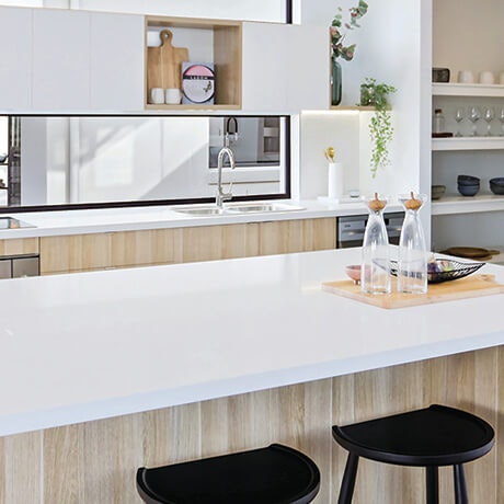 Kitchen with 40mm mineral stone benchtop