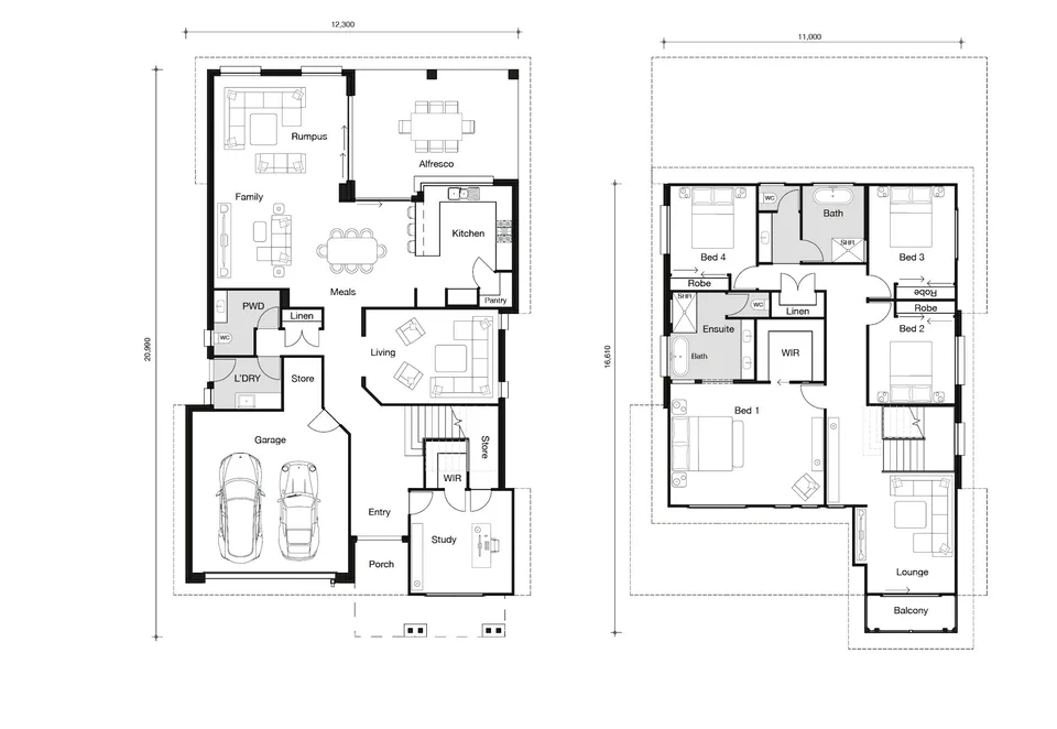 Hampton Fairview floor plan