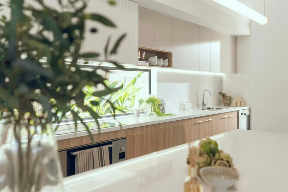 Seamless and functional walk-in pantry
