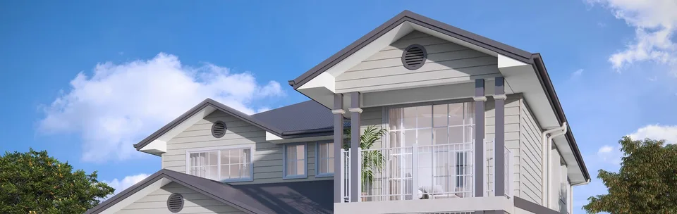 Hampton Fairview home design - timeless Hamptons double storey home