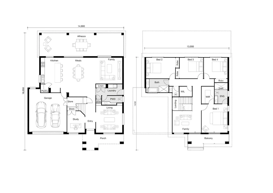 Beachview floor plan