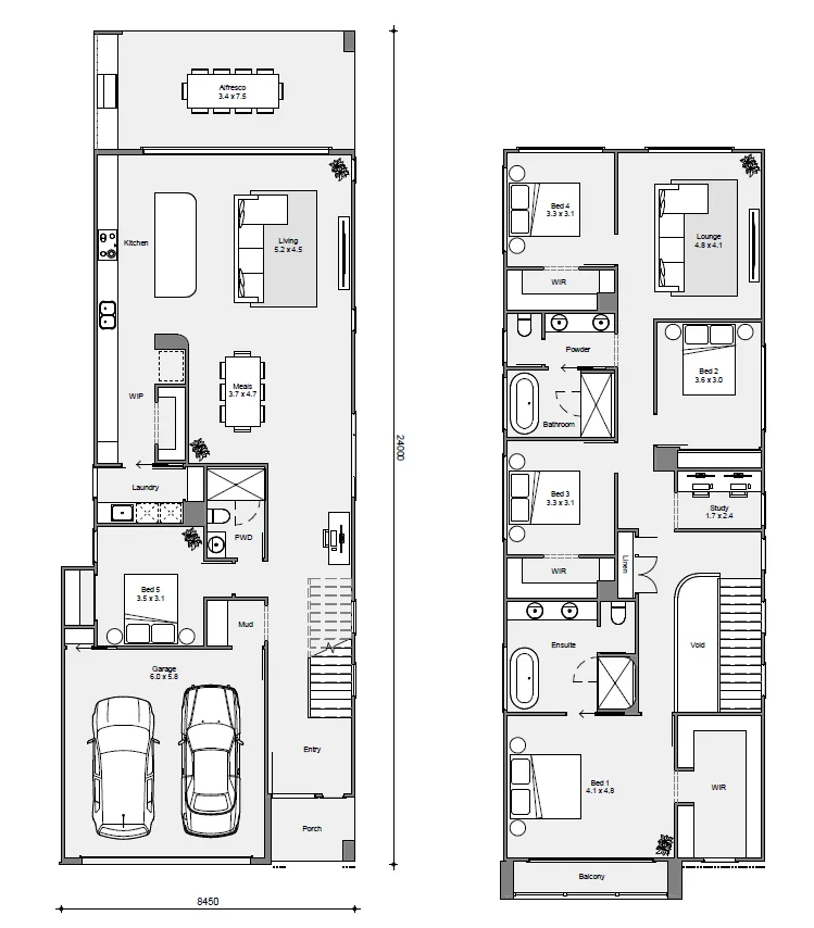 Bronte floor plan