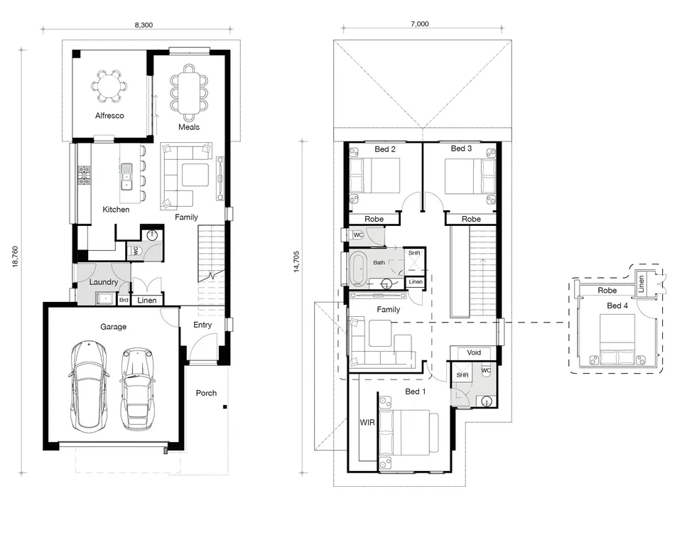 Milan floor plan