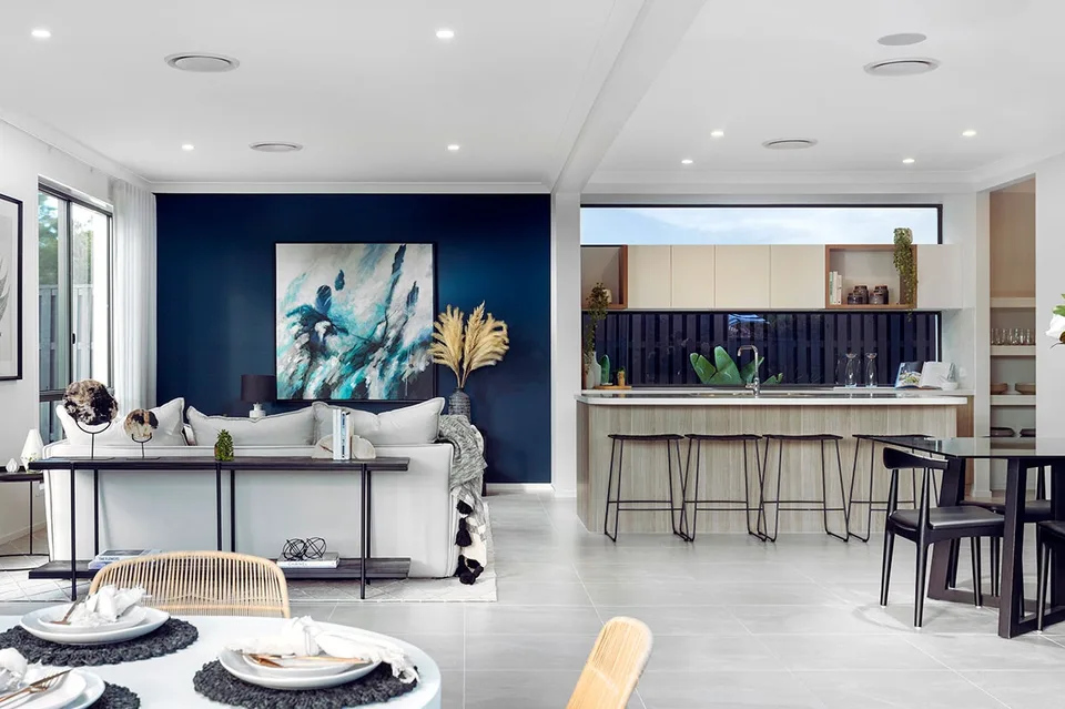 Seamless kitchen and living space for relaxed Queensland living