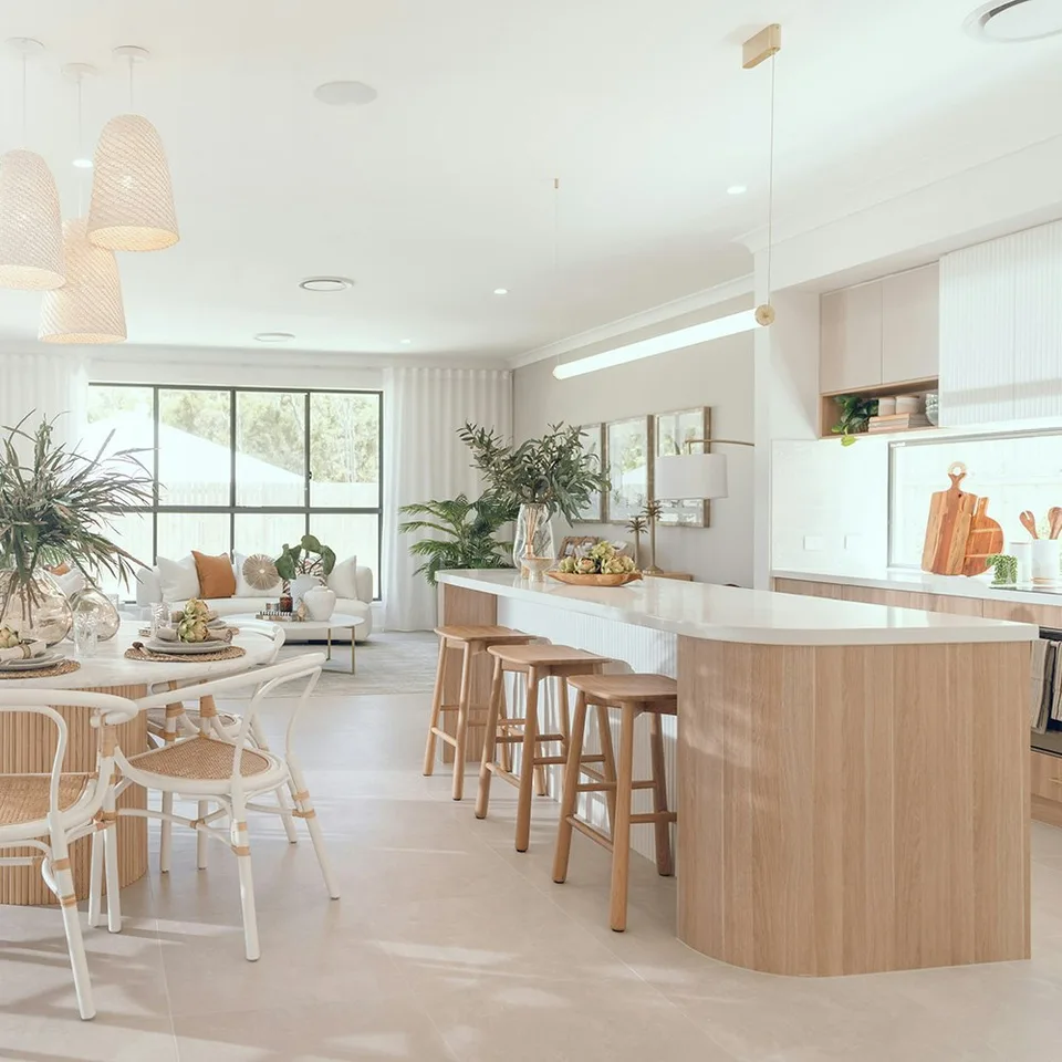 Stradbroke kitchen and meals area