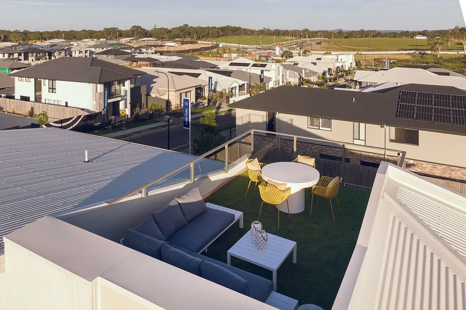 Rooftop terrace designed for effortless outdoor living