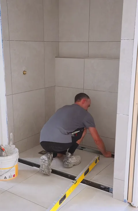 Installing Tiles and Preparing for Paint