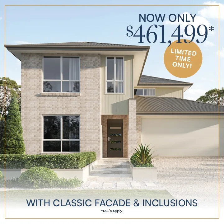 300m2 Capri home offer with classic facade and inclusions